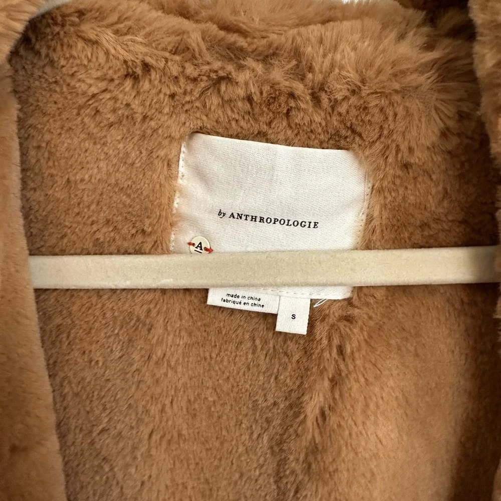 Anthropologie jacket with fur interior - Picture 2 of 3